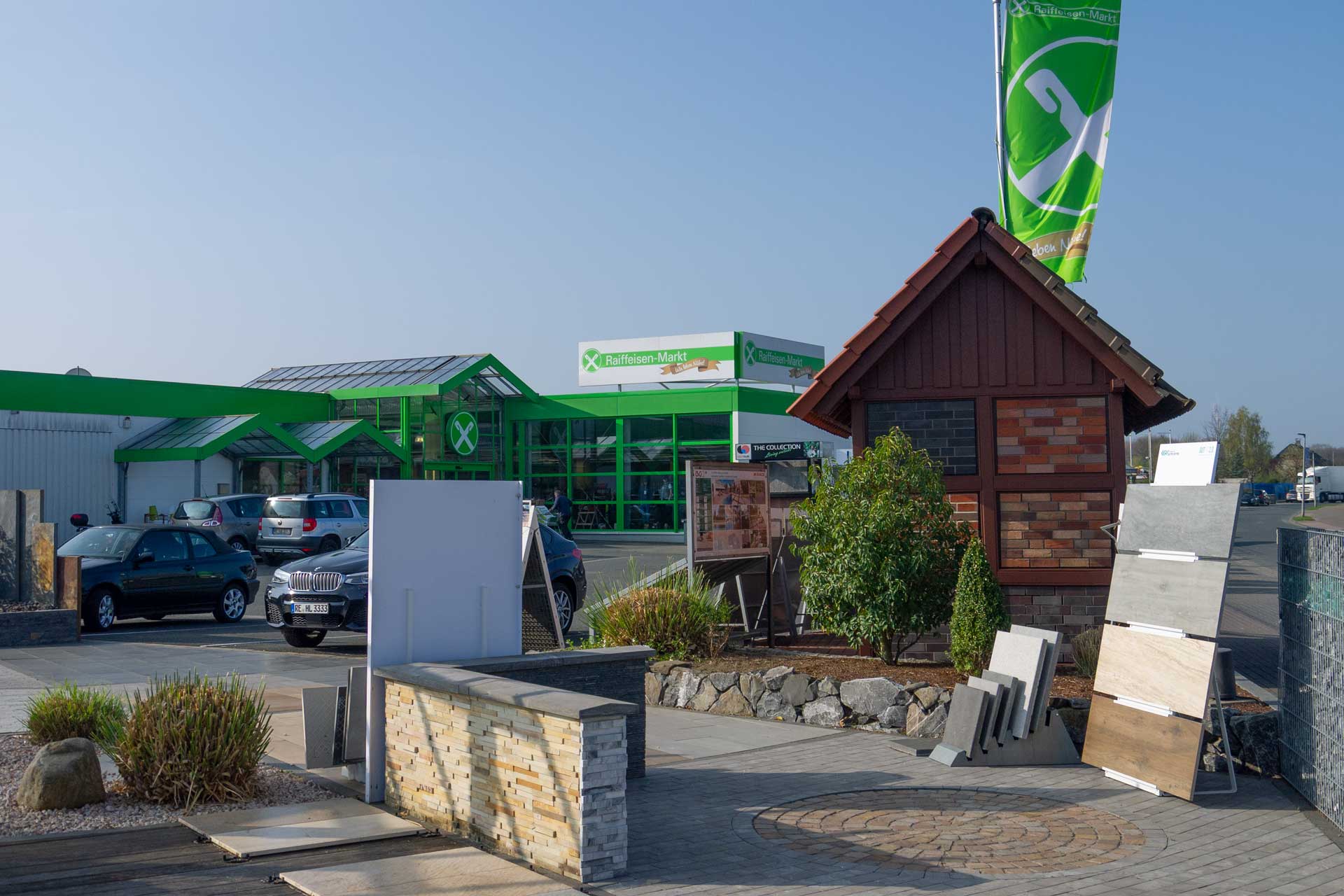 Außenausstellung Baustoffe Haltern