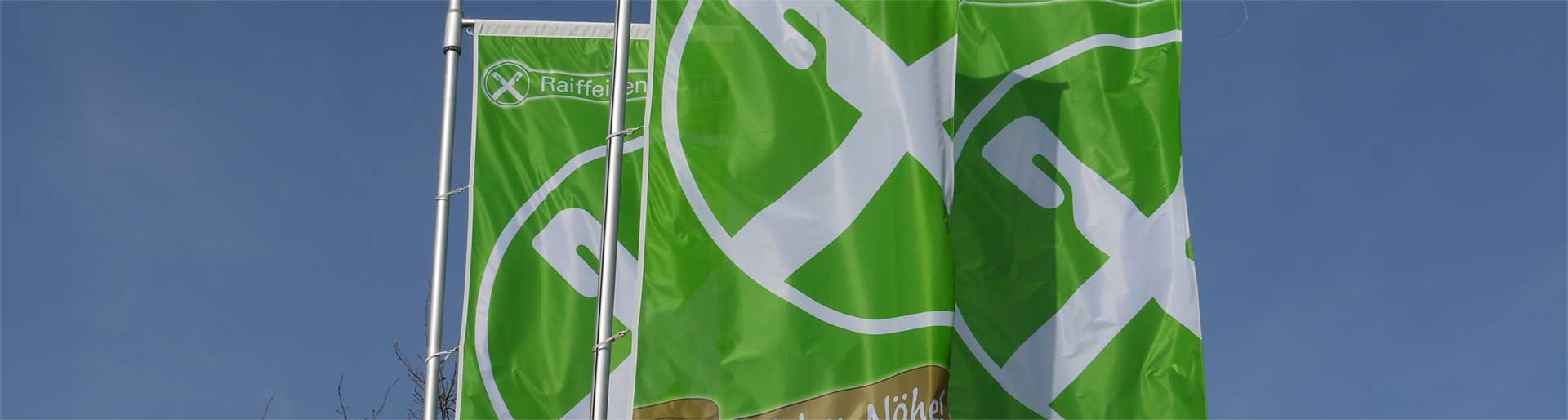 Raiffeisen Fahnen
