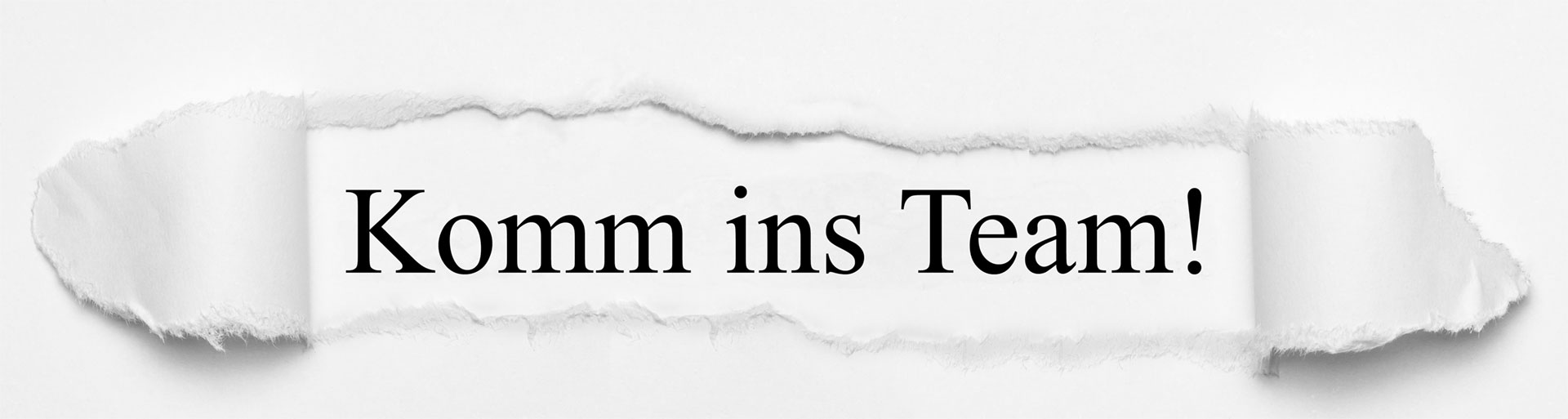 Komm ins Team